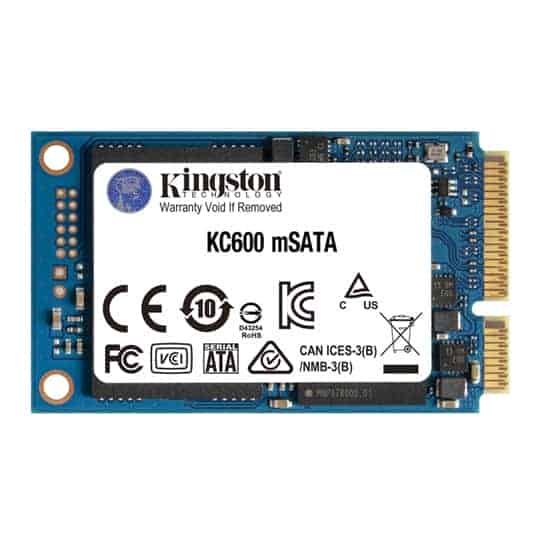 Kingston KC600 256GB mSATA SSD Drive